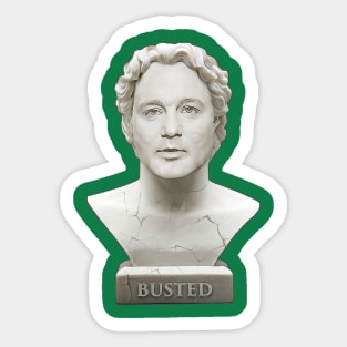 Busted Sticker